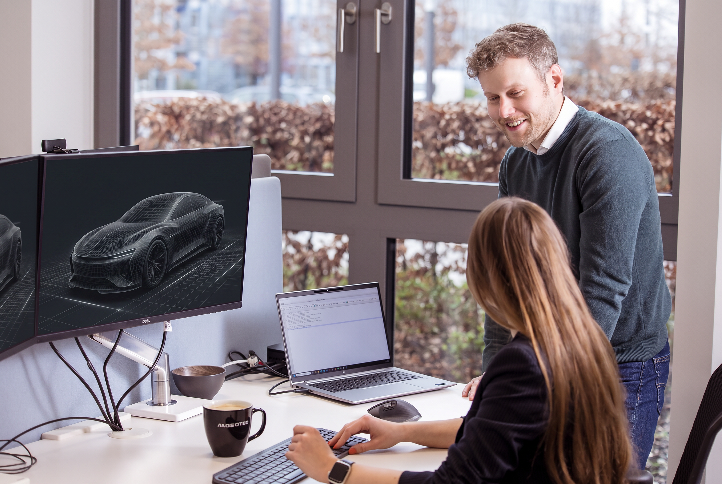 AGSOTEC Engineering-Team bei der Arbeit an Software-Architekturen